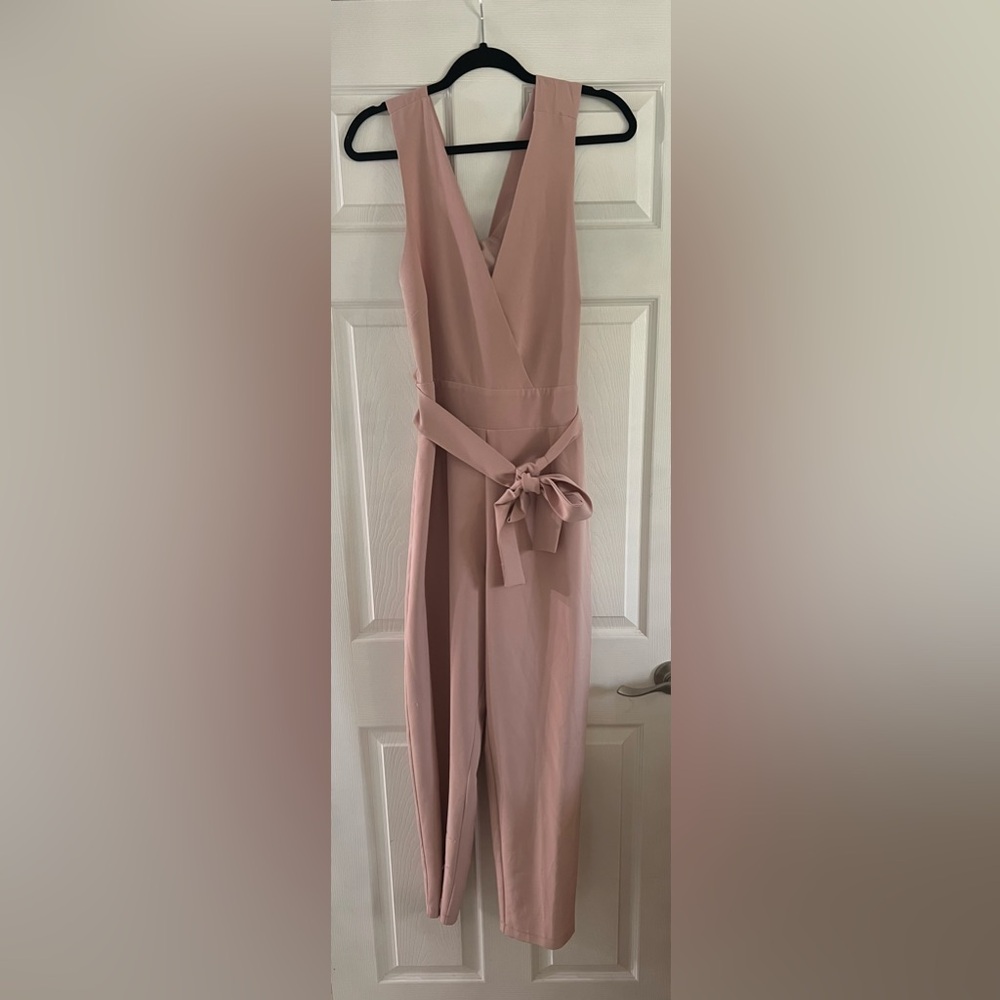 ASOS Halter Top Tie Jumpsuit